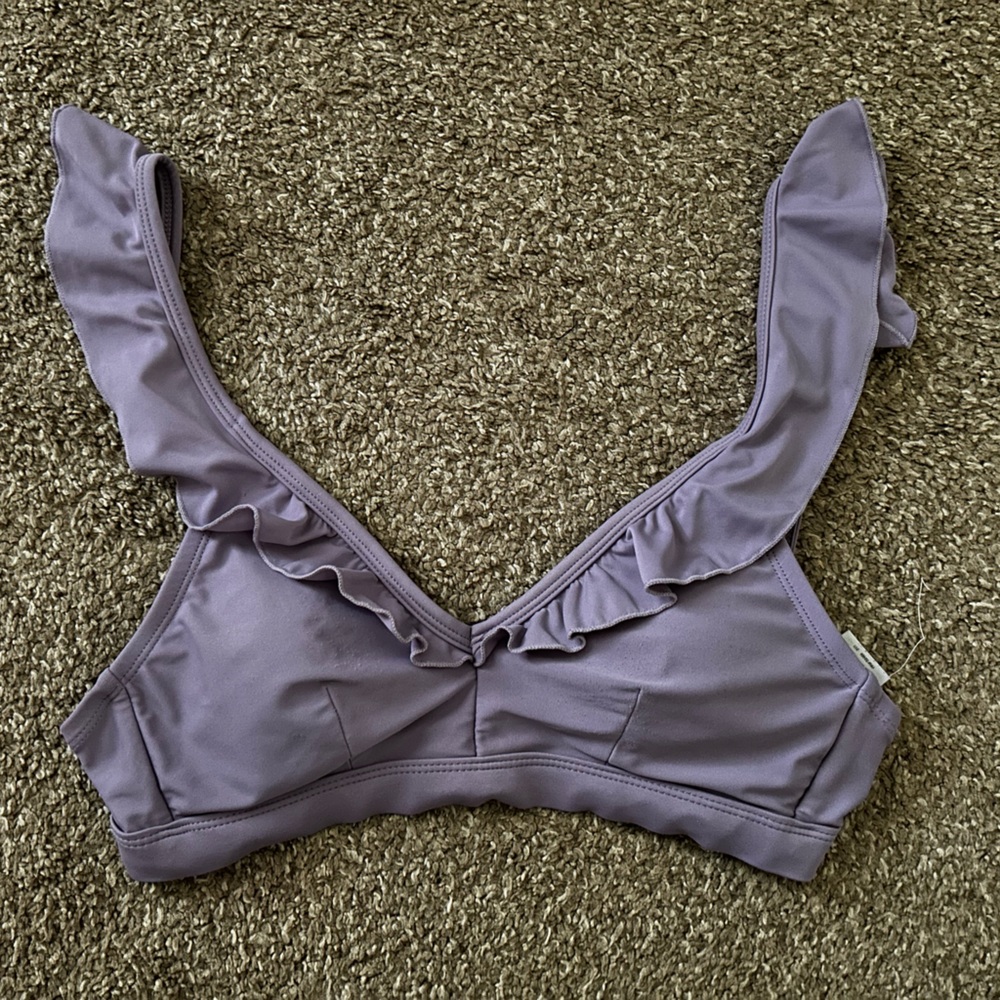 Time and Tru Lavender Bikini Top